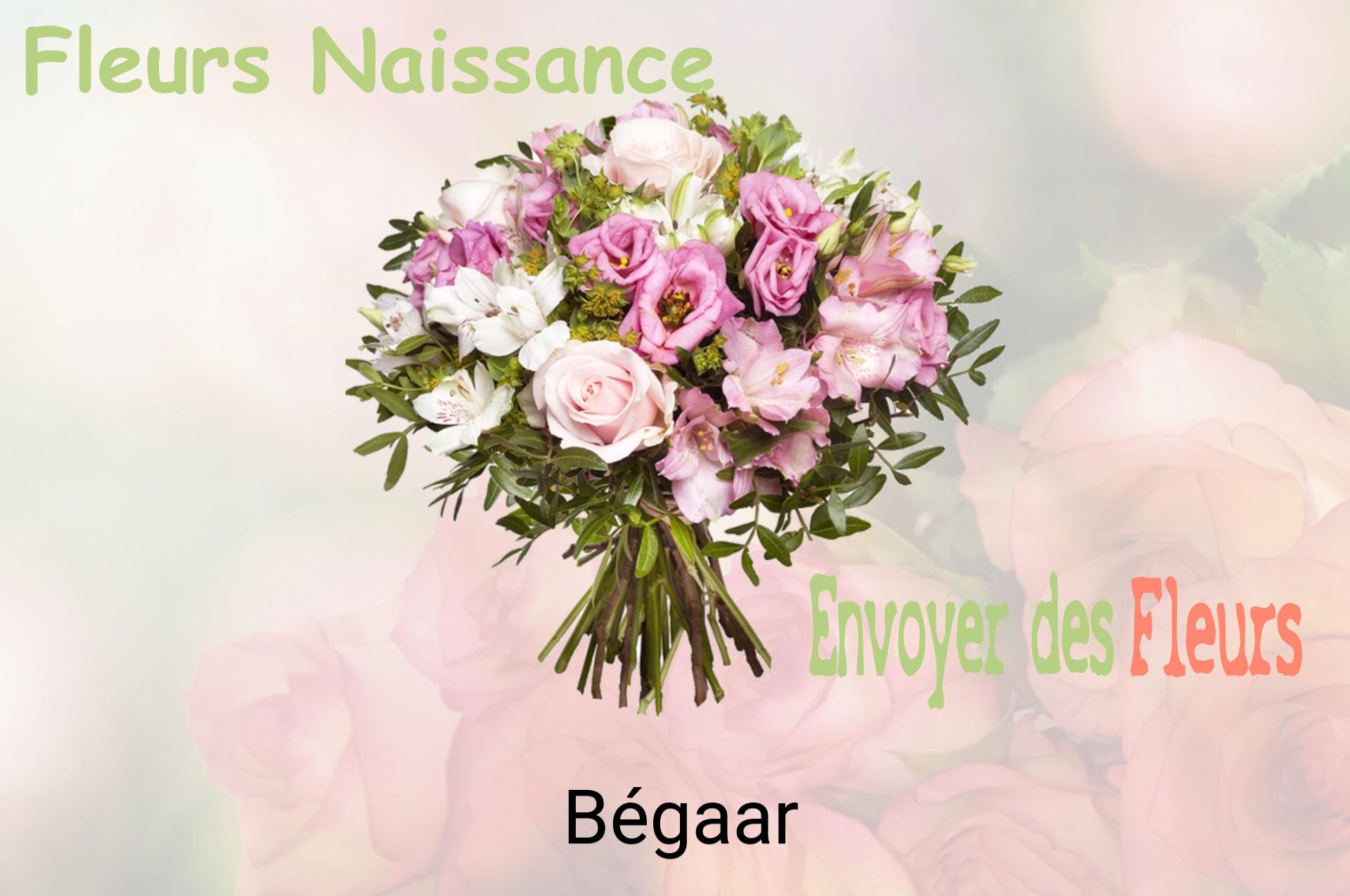 Bouquet de fleurs de naissance livré à Bégaar
